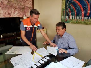 Prefeito assina termo para realização do Manejo Integrado do Fogo (MIF) para combate de incêndios