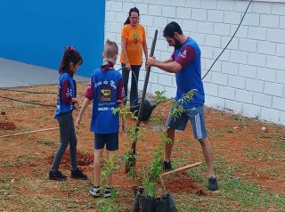 Iniciativa de arborização na creche do Parque das Flores reforça compromisso ambiental em Mirassol